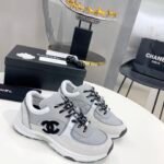 Chanel Sneakers Grey For Women, Women's Shoes