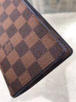 Louis Vuitton Brazza Wallet Damier Ebene Canvas For Men, Men's Wallet 7.5in/19cm LV - Image 9