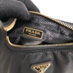 Prada Re-Edition 2005 Re-Nylon Bag Black For Women, Women's Bags 8.6in/22cm 1BH204_R064_F0632_V_V9L - Image 8
