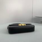 Celine Triomphe Shoulder Bag Black 194143BF4.38NO - Image 4