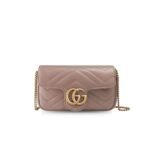 Gucci Marmont Matelassé Super Mini Bag Beige