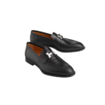 Hermes Honoer Loafers Black For Men H242828ZA01410