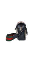 Gucci Ophidia GG Small Shoulder Bag Dark Blue/Beige - Image 4