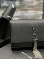 Saint Laurent Kata Medium Chain Bag Black With Tassel 354119BOW0N1000 - Image 5
