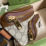 Gucci Belt Bag With Interlocking G Beige And Ebony 682933 92THG 8563 - Image 9