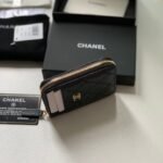 Chanel Zipped Coin Purse Black Bag For Women 10.9cm/4.3in - Image 3