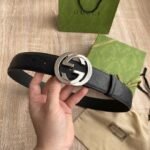Gucci Signature  Belt Black , Gucci Belt 411924 CWC1N 1000 - Image 3