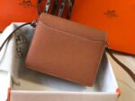 Hermes Mini Evercolor Sac Roulis 19 Brown For Women, Women's Handbags, Shoulder Bags 7.5in/19cm - Image 4