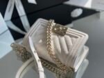 Chanel Mini Boy Flapbag White - Image 4