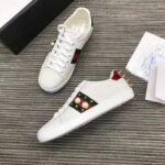 Ace Studded Leather Sneakers 431887 Calfskin Leather Spring/Summer 2018 Collection, White - Image 9