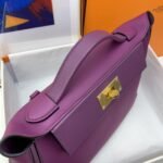 Hermes 24/24 Clemence Swift Purple For Women, Women's Handbags, Shoulder Bags 11.4in/29cm - Image 7