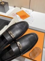 Hermes Destin Loafers Black For Women H212114Z 02390 - Image 3