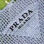 Prada Raffia Tote Bag Light Blue1BG424_2A2T_F0076_V_OOO - Image 6