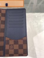 Louis Vuitton Brazza Wallet Damier Ebene Canvas For Men, Men's Wallet 7.5in/19cm LV - Image 8