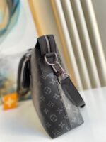 Louis Vuitton Briefcase Explorer Monogram Eclipse Canvas For Men, Men's Bags, Shoulder And Crossbody Bags 15.4in/39cm LV M40566 - Image 2