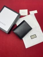 Gucci Horsebit 1955 Card Case Wallet Black Women’s Wallet 11cm/4.3in GG ‎621887 0YK0G 1000 - Image 4