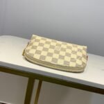 Louis Vuitton Cosmetic Pouch Damier Azur Canvas For Women, Women's Wallet 7.5in/19cm LV N60024 - Image 3