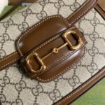 Gucci Horsebit 1955 GG Mini Bag Beige For Women, Women's Bags 8in/21cm GG - Image 7
