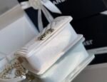 Chanel Mini Boy Flapbag White - Image 9