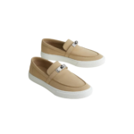 Hermes Game Slip-On Sneakers Beige For Men H241851ZH5K420