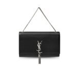 Saint Laurent Kata Medium Chain Bag Black With Tassel 354119BOW0N1000