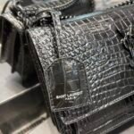 Saint Laurent Sunset Medium Chain Bag Black 442906DND0U1000 - Image 6