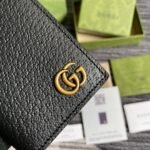 Gucci GG Marmont Card Case Black with Gold Toned Hardware 4.5in/11cm GG 547075 DJ20T 1000 - Image 8