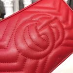Gucci GG Marmont Matelassé Mini Bag Hibiscus Red - Image 8