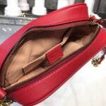 Gucci GG Marmont Matelassé Mini Bag Hibiscus Red - Image 9