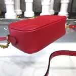 Gucci GG Marmont Matelassé Mini Bag Hibiscus Red - Image 7