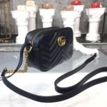 Gucci GG Marmont Matelassé Mini Bag Black 448065 DTD1T 1000 - Image 4