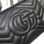 Gucci GG Marmont Matelassé Mini Bag Black 448065 DTD1T 1000 - Image 5