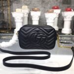 Gucci GG Marmont Matelassé Mini Bag Black 448065 DTD1T 1000 - Image 6