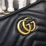 Gucci GG Marmont Matelassé Mini Bag Black 448065 DTD1T 1000 - Image 9