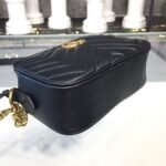 Gucci GG Marmont Matelassé Mini Bag Black 448065 DTD1T 1000 - Image 7