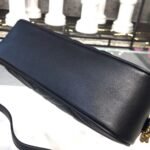 Gucci GG Marmont Small Matelassé Shoulder Bag Black Matelassé Chevron For Women 9.5in/24cm GG 447632 DTD1T 1000 - Image 6