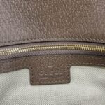 Gucci Blondie Medium Shoulder Bag 11in/ 28cm Beige/ Ebony GG Supreme Canvas Gold Hardware For Women 699268 K9GSG 8358 - Image 15