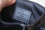 Louis Vuitton S-Lock Vertical Wearable Crossbody Bag Monogram Macassar Black For Men 7.5in/19cm LV M81522 - Image 4