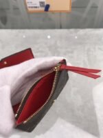 Louis Vuitton Victorine Wallet In Monogram Canvas Red For Women, Women's Wallet 12cm LV M41938 - Image 5