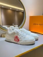 Louis Vuitton Trainer Sneaker White Virgil Abloh For Men LV