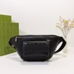 Gucci Embossed Belt Bag Black 645093 1W3CN 1000 - Image 6