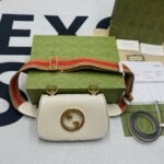 Gucci Blondie Small Shoulder Bag 8.7in/ 22cm White Gold Hardware For Women‎ ‎698643 UXXAG 9161 - Image 4