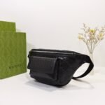 Gucci Embossed Belt Bag Black 645093 1W3CN 1000 - Image 8