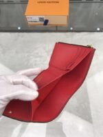 Louis Vuitton Victorine Wallet In Monogram Canvas Red For Women, Women's Wallet 12cm LV M41938 - Image 3