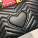 Gucci Marmont Matelassé Shoulder Bag Black 443497 DTDIT 1000 - Image 11