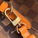 Louis Vuitton NeoNoe MM Bucket Bag Damier Ebene Canvas Safran Yellow N40213 - Image 6