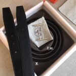 Hermes Rider Belt Buckle & Reversible Strap Black - Image 4