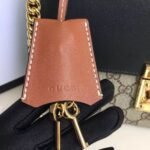Gucci Padlock Medium GG Shoulder Bag Beige/Ebony 409486 - Image 5