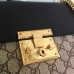 Gucci Padlock Medium GG Shoulder Bag Beige/Ebony 409486 - Image 6