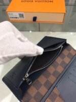 Louis Vuitton Brazza Wallet Damier Ebene Canvas For Men, Men's Wallet 7.5in/19cm LV - Image 4